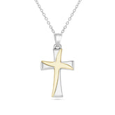 Mens Gold Cross Pendant - Dracakis Jewellers